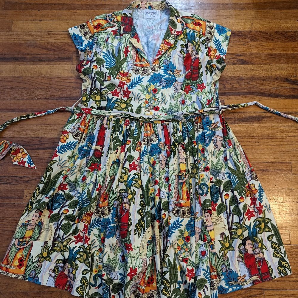 Smitten Kitten Elena Frida Viva Lavida Swing Dress 4X